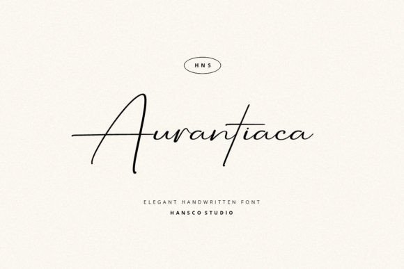 Aurantiaca Signature: Your New Favorite Handwritten Font