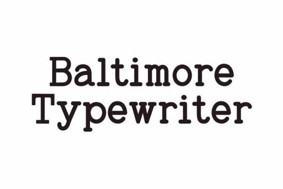 Baltimore Typewriter Pack: Capturing Authentic Retro Charm