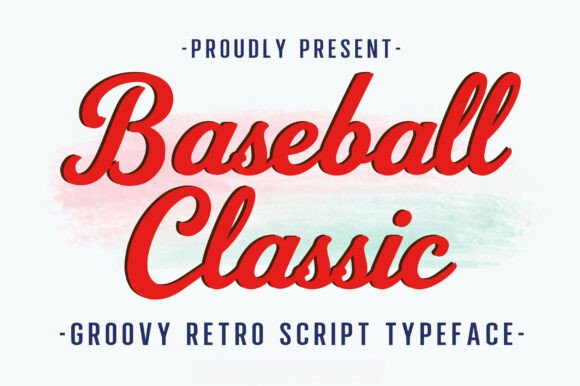Baseball Classic: A Vintage Script Font for Authentic Branding