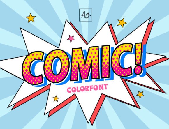 Comic: The Vibrant Pop-Art Font for Playful, Retro Designs
