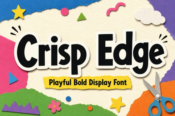 Crisp Edge: The Playful Font That Brings Handcrafted Charm to Digital Design