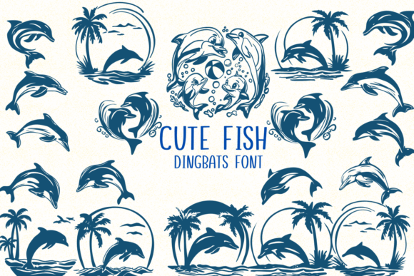 Cute Fish: A Playful Typeface for Aquatic Charm