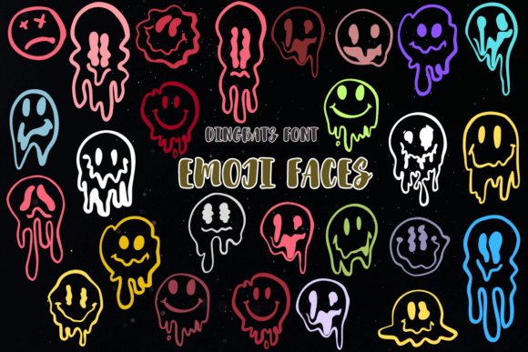 Emoji Faces: A Sketched Typeface for Authentic Design