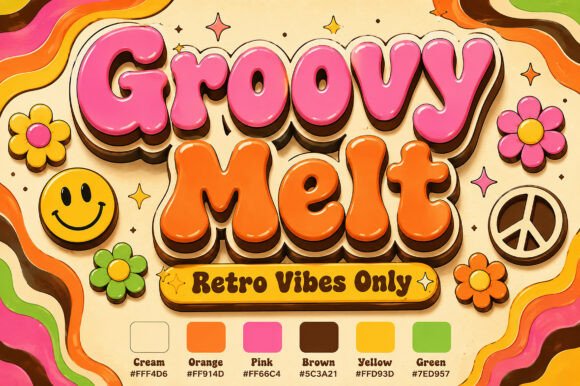 Groovy Melt: Injecting 70s Psychedelia into Modern Design