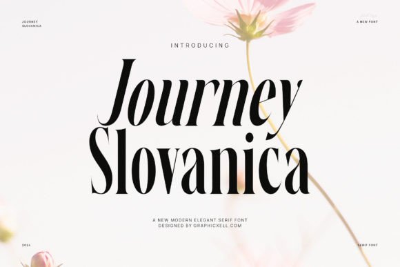 Journey Slovanika: Where Modern Serif Meets Feminine Elegance