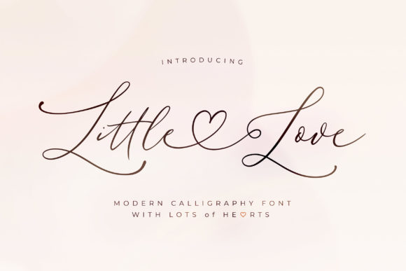 Little Love: A Script Font for Elegant Branding and Design