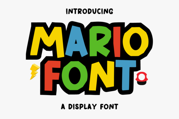 Mario Font: A Bold, Fun Display Typeface for Creative Projects