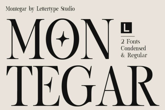 Montegar: A Serif Font for Luxury and Editorial Design