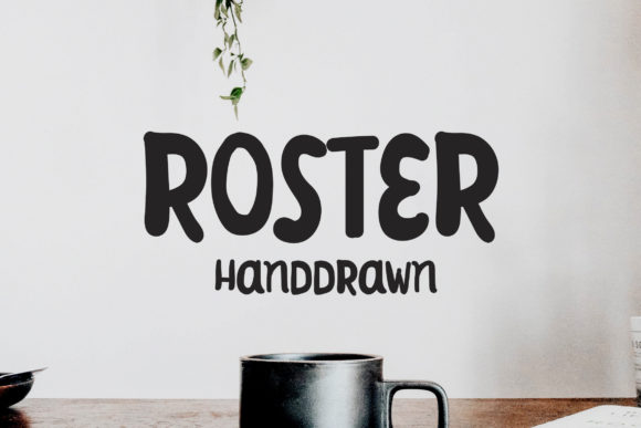 Roster: The Paint Brushed Font That Brings Warmth to Any Design