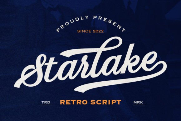 Starlake: The Retro Script Font with a Modern Edge