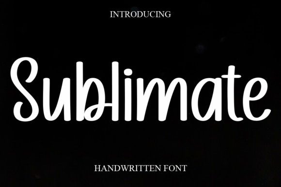 The Sweet Cursive Magic of the Sublimate Typeface