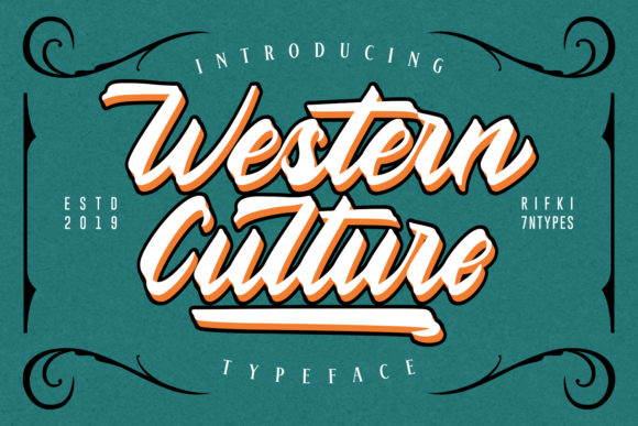 Western Culture: The Bold Typeface for Standout Branding