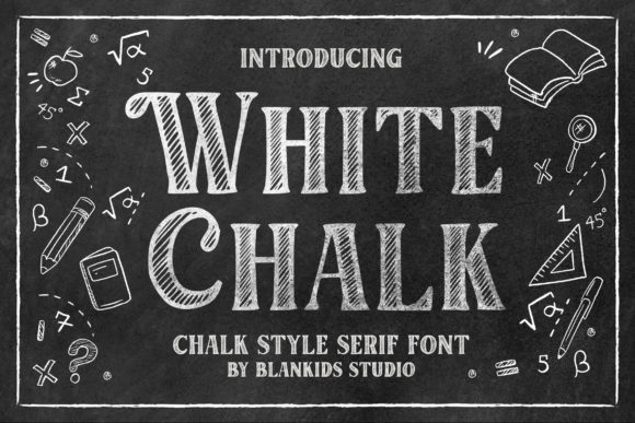 White Chalk: The Bold Serif Font for Impactful Designs